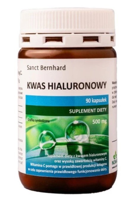 KRAUTERHAUS SANCT BERNHARD Hialurono rūgštis 90 kaps.