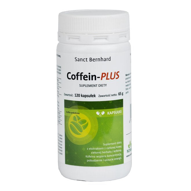 KRAUTERHAUS SANCT BERNHARD Coffein-PLUS 120 kapsulių