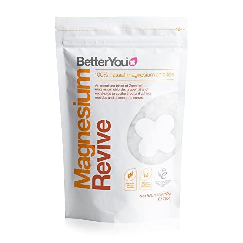 BETTERYOU Magnesium Revive vonios dribsniai - magnio dribsniai voniai 750 g