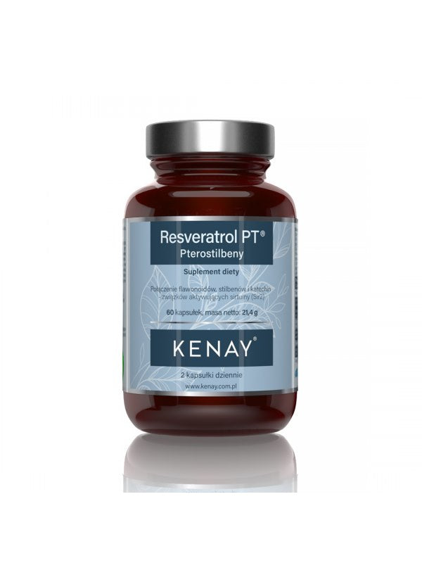 KENAY Pterostilbene Resveratrol PT 60 kapsulių