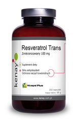 KENAY mikronizuotas resveratrolis 100 mg 300 kapsulių