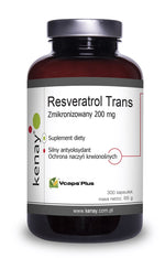 KENAY mikronizuotas resveratrolis 200 mg 300 kapsulių