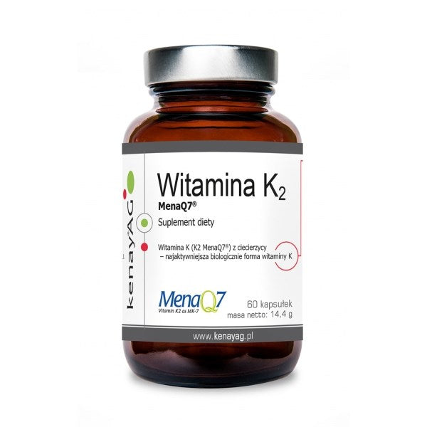 KENAY Vitamin K2 Mena Q7 60 kapsulių