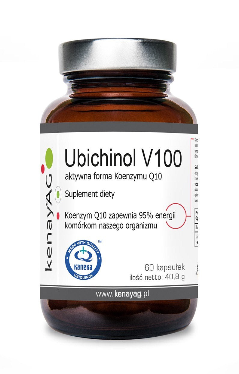 KENAY Ubichinolio kofermentas Q10 V100 60 kapsulių