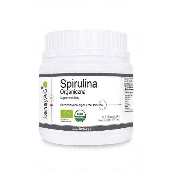 KENAY EKO ekologiška spirulina 600 tablečių