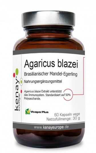 KENAY EKO Agaricus blazei - ekologiški braziliniai grybai 60 kaps.