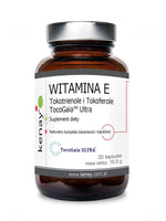 KENAY vitaminas E tokotrienoliai ir tokoferoliai TocoGaia Ultra 30 kapsulių