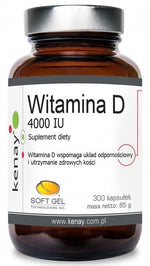 KENAY Vitaminas D3 4000 TV 300 kapsulių
