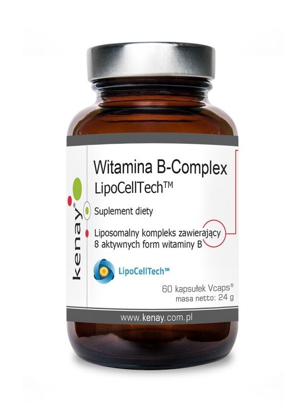 KENAY vitamino B kompleksas liposominis LipoCellTech 60 kapsulių