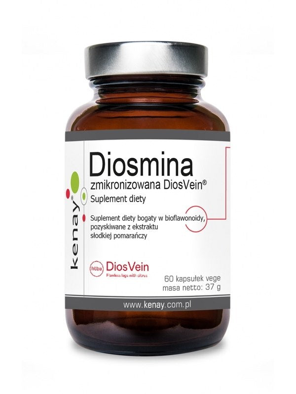 KENAY Diosmin mikronizuotas DiosVein 60 kapsulių