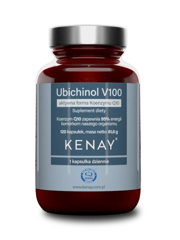 KENAY ubichinolio kofermentas Q10 V100 120 kapsulių