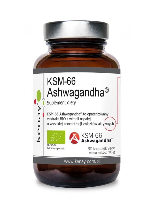KENAY EKO Ashwagandha KSM-66 60 kapsulių