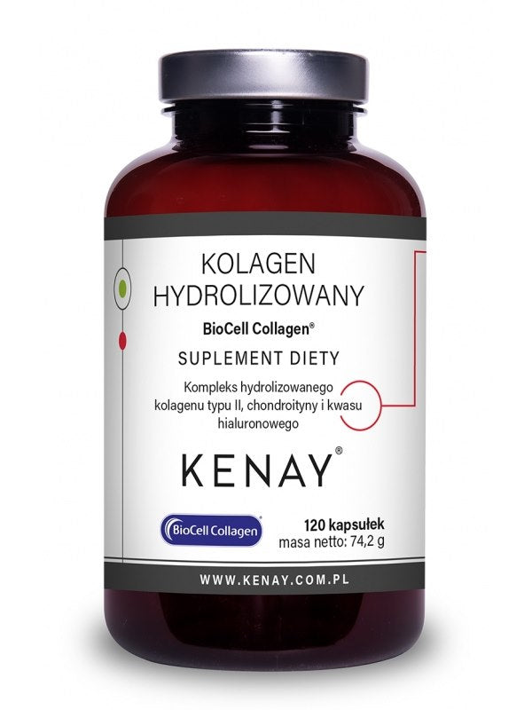 KENAY hidrolizuotas kolagenas BioCell kolagenas 120 kapsulių