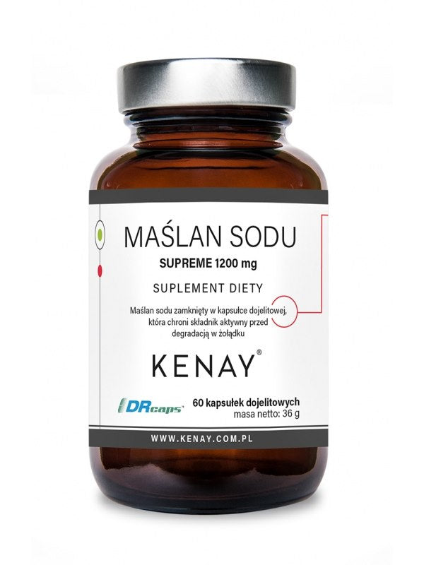 KENAY natrio butiratas SUPREME 60 kapsulių