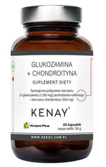 KENAY gliukozaminas + chondroitinas 60 kapsulių
