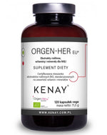 KENAY Orgen-Her augalų ekstraktai, vitaminai ir mineralai JAI 120 kapsulių