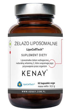 KENAY LipoCellTech™ liposominis geležis 60 kapsulių