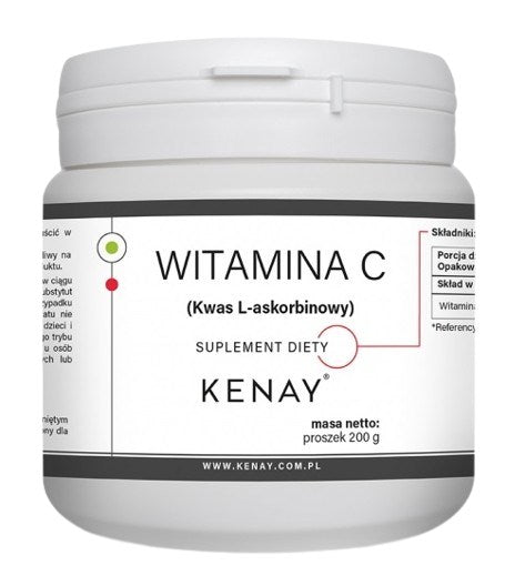 KENAY vitaminas C – askorbo rūgštis 200 g