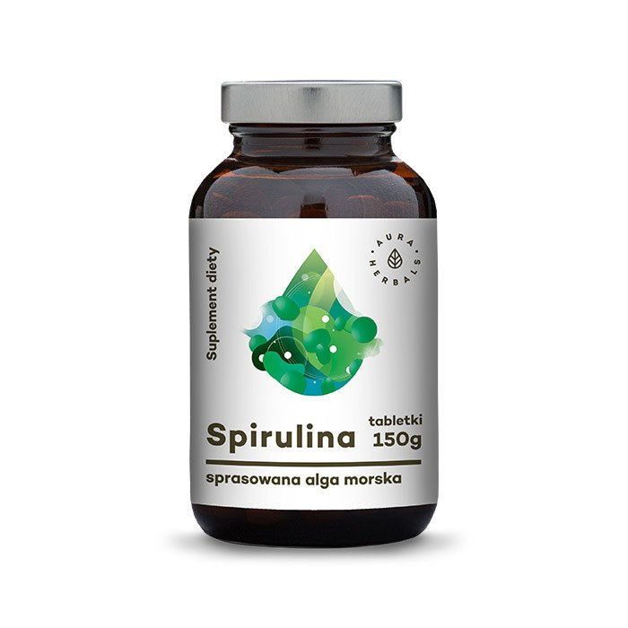 AURA HERBALS Spirulina - 1500 mg 600 tablečių