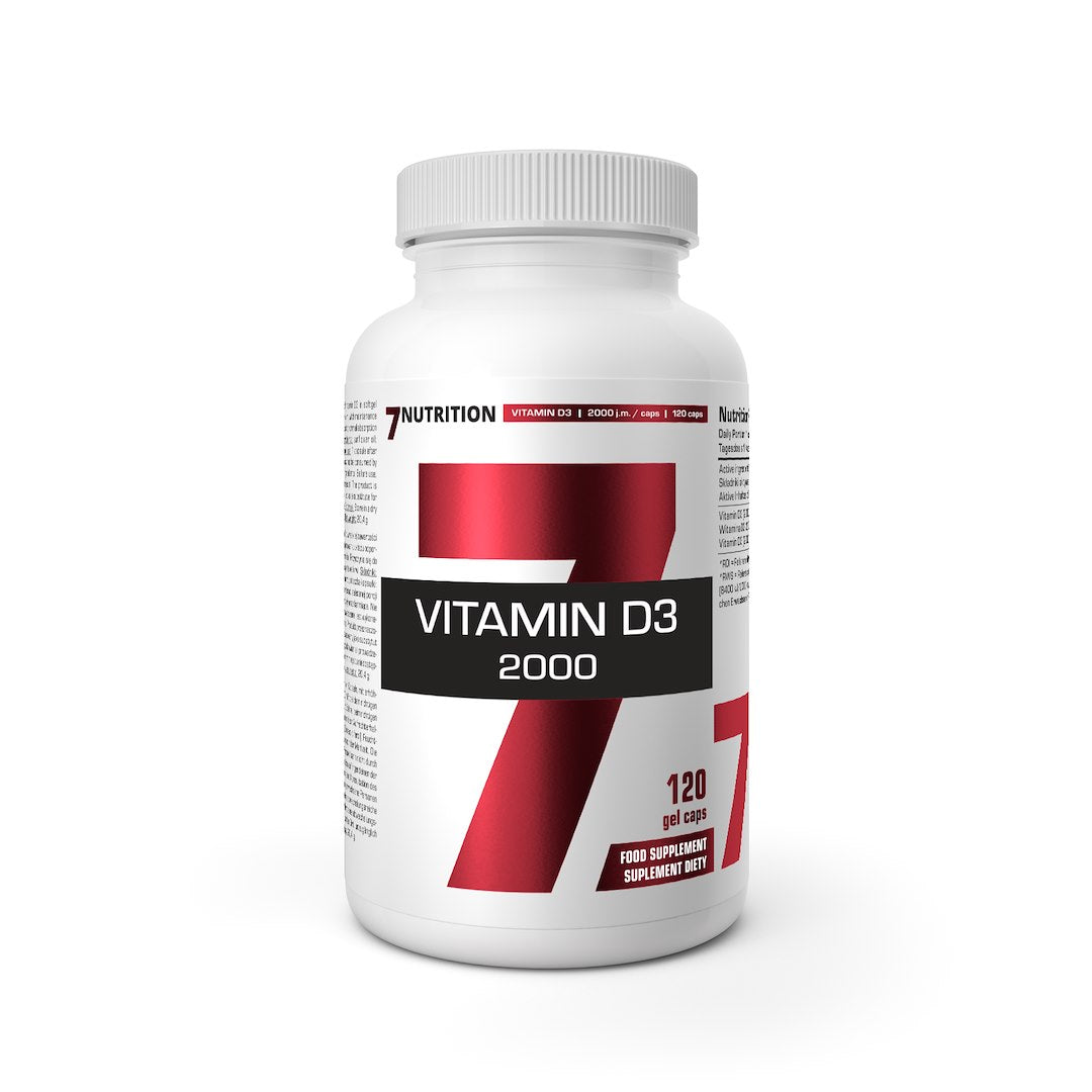 7Nutrition Vitaminas D 2000 – Vitaminas D 2000 TV 120 kaps.