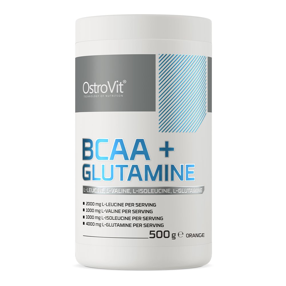 Ostrovit BCAA + Glutaminas - apelsinų skonio 500 g