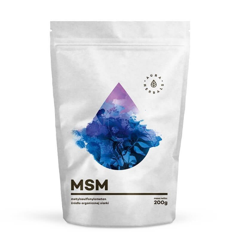 AURA HERBALS sieros MSM - metilsulfonilmetanas 200 g