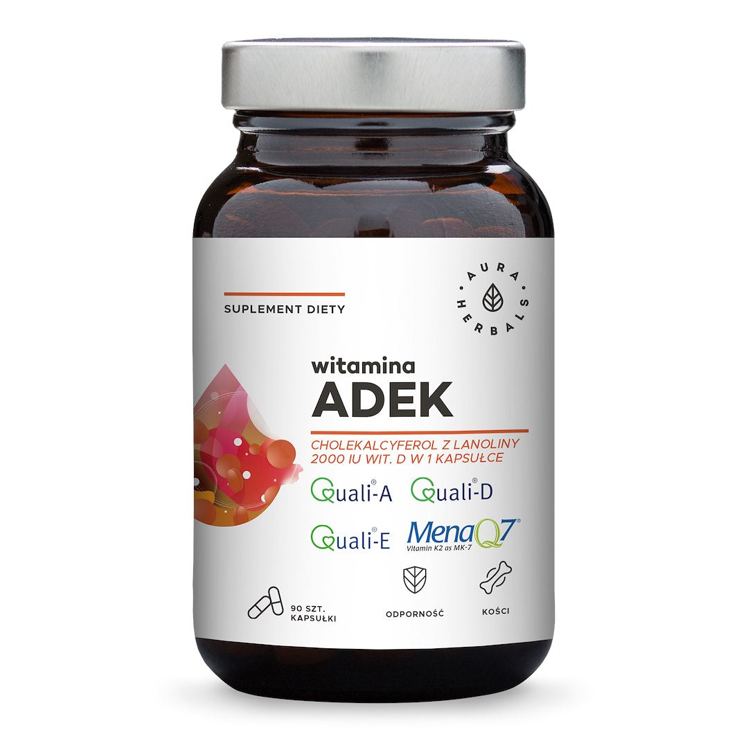 AURA HERBALS Vitaminas ADEK 90 kaps.