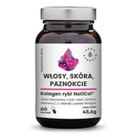 AURA HERBALS žuvų kolagenas NatiCol 800 mg - plaukams, odai, nagams 60 kaps.