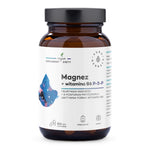AURA HERBALS Magnis + vitaminas B6 60 kapsulių