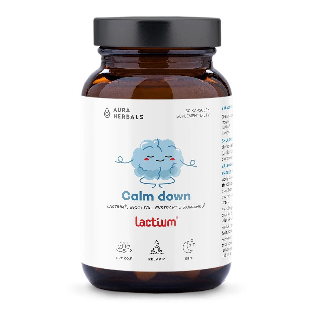 AURA HERBALS Nuraminkite Lactium® 60 kapsulių