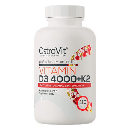 Ostrovit Vitaminas D3 4000 + K2 110 tablečių