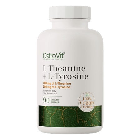 Ostrovit L-teaninas + L-tirozinas Vege 90 kapsulių
