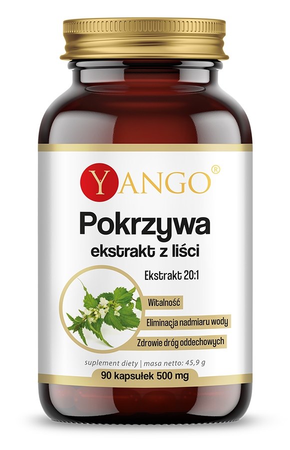 Yango dilgėlių lapų ekstraktas 20:1 90 kapsulių