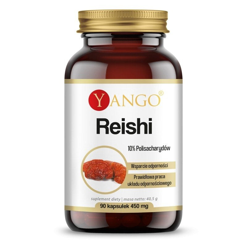 Yango Reishi - ekstraktas 10% polisacharidų 90 kapsulių