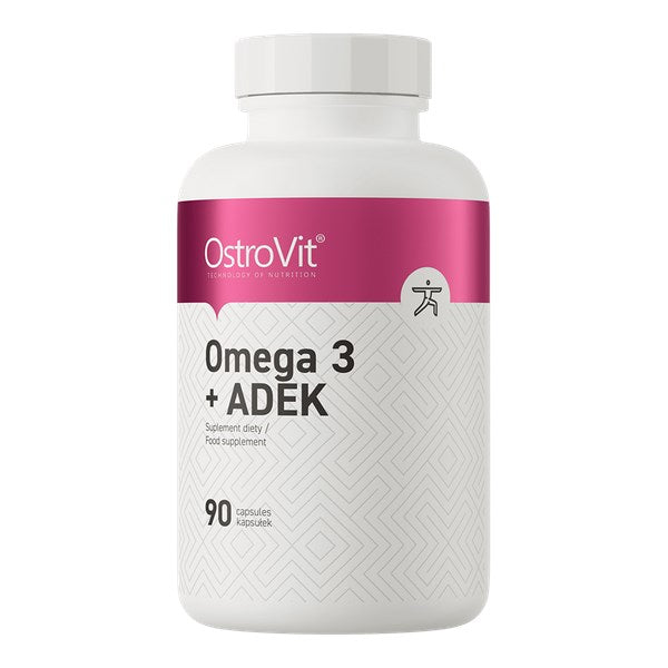 Ostrovit Omega 3 + ADEK 90 kapsulių