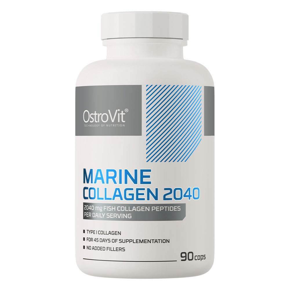 Ostrovit jūrinis kolagenas 2040 mg 90 kapsulių