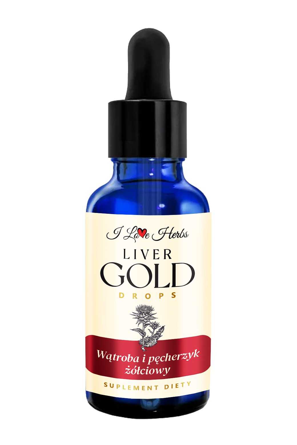 I Love Herbs - KEPENŲ AUKSINIAI DROŠKINIMO DROŠIAI KEPENIMS IR TULŽIES PŪSLEI 50 ml