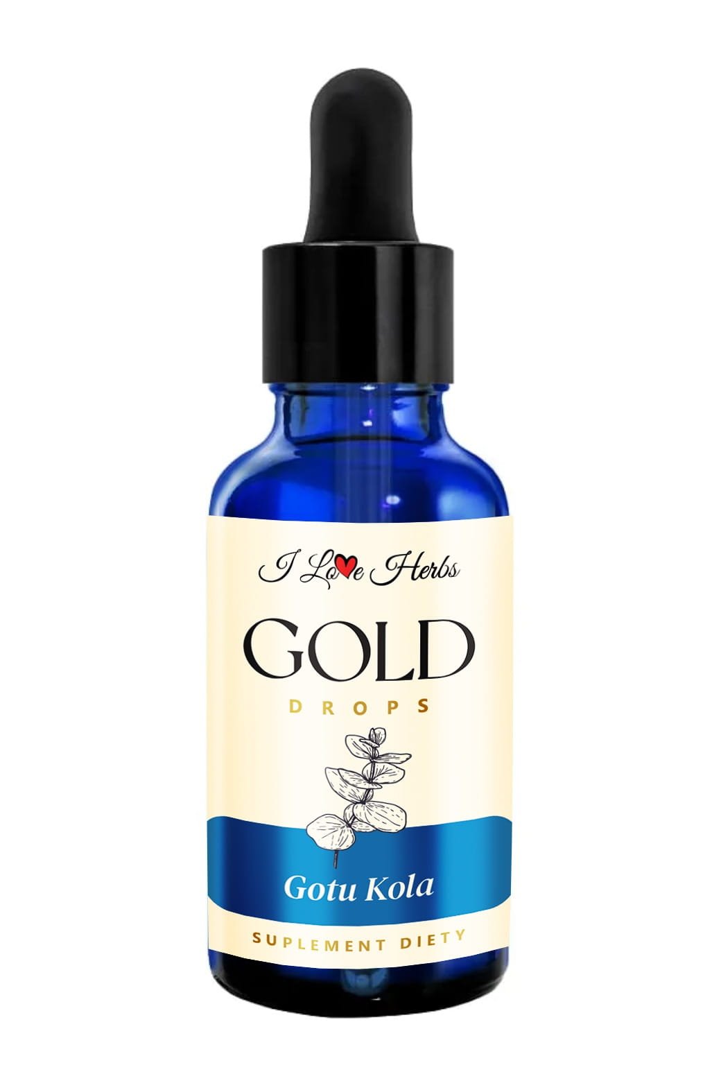 I LOVE HERBBS - Gotu Kola žolelių lašai 1:1 50 ml