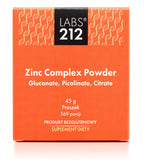LABS212 cinko komplekso milteliai – gliukonatas, pikolinatas, citratas 45 g
