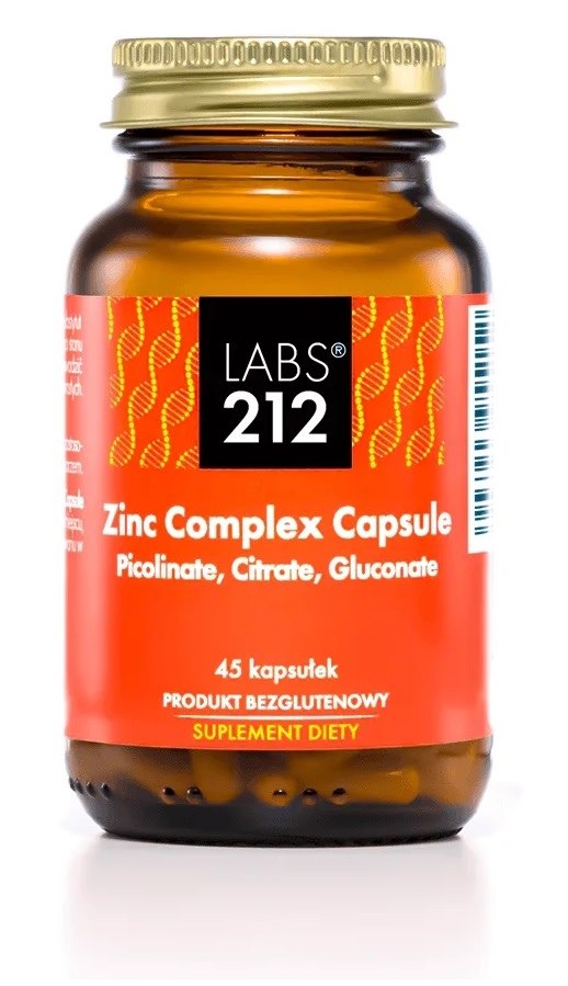 LABS212 cinko komplekso kapsulės 45 kapsulės
