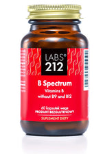 LABS212 B Spectrum - B grupės vitaminai be B9 ir B12 60 kapsulių