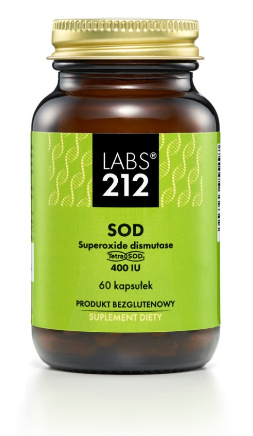 LABS212 SOD 400 TV - Superoksido dismutazė TetraSOD 60 kaps.