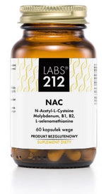 LABS212 NAC - N-acetil-L-cisteinas 300 mg 60 kapsulių