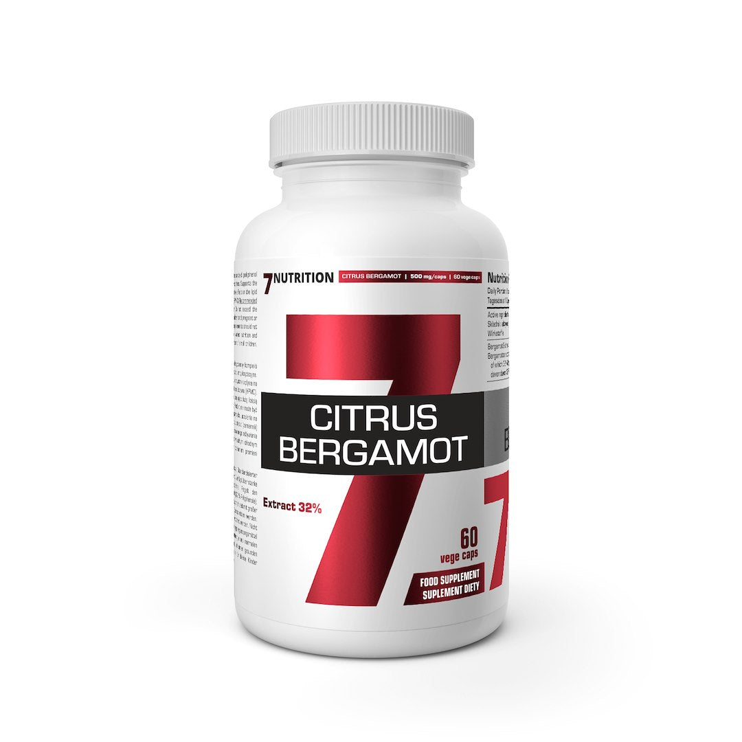 7Nutrition Citrusinių vaisių bergamočių – bergamočių ekstraktas 500 mg 60 kapsulių