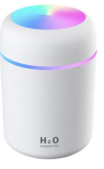 H2O oro drėkintuvas – alyvos difuzorius – USB, baltas 2W