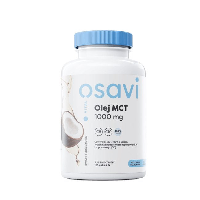 Osavi MCT aliejus 1000 mg 120 kapsulių