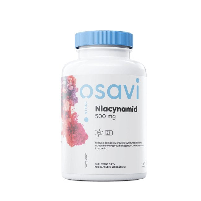Osavi Niacinamidas 500 mg 120 kapsulių