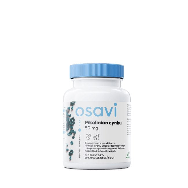 Osavi cinko pikolinatas 50 mg 60 kapsulių