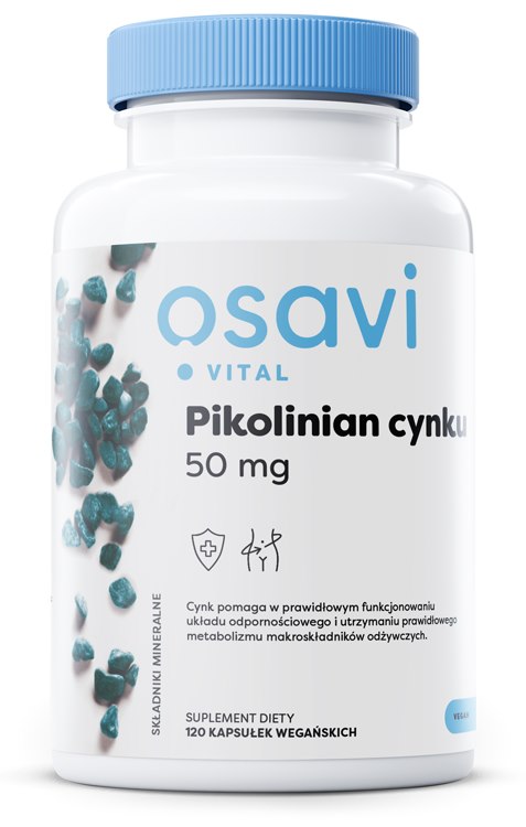 Osavi cinko pikolinatas 50 mg 120 kapsulių
