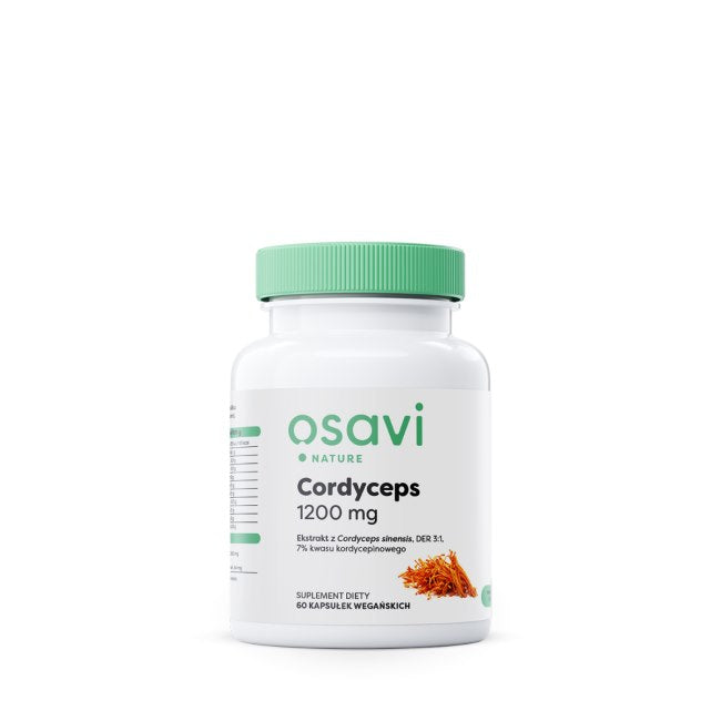 Osavi kordicepsas 600 mg 60 kapsulių